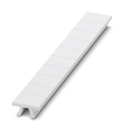 Phoenix Contact Zack Marker Strip; ZB 8/WH-100:UNBEDRUCKT; for CMS-P1 PLOTTER; PLOTMARK; 10-Section; 8.2mm Width; White